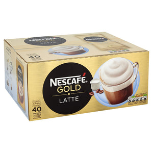 Nescafe Gold Latte Instant Coffee Sachets (Pack 40)