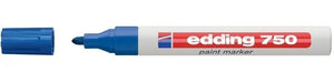 Edding 750 Paint Marker Bullet Tip 2-4mm Blue PK10