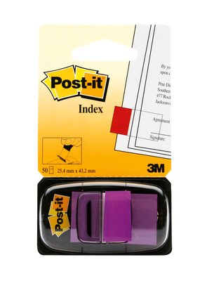 Post-it Index Flags 25mm 50 Tabs Purple PK12
