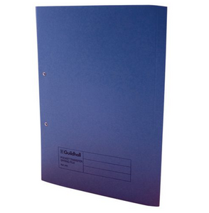 Guildhall Super Heavyweight Spiral File FScap Blue PK25