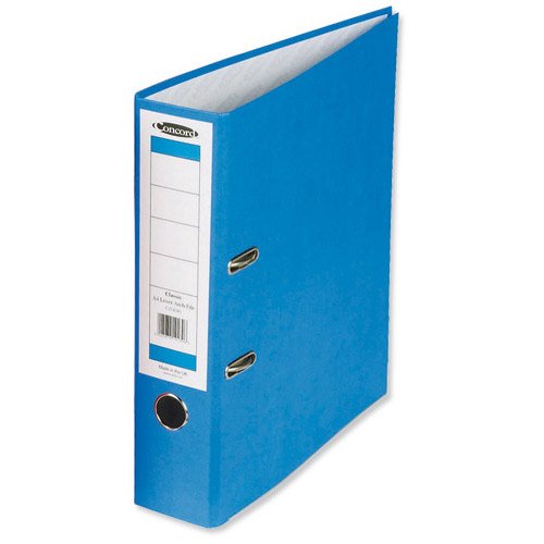 Concord Classic Lever Arch File A4 Blue PK10