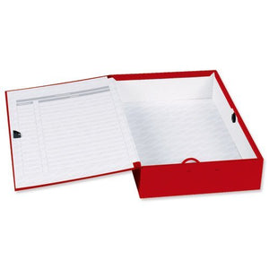 Concord Classic Box File Foolscap Red PK5