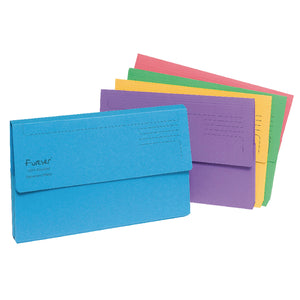 Forever Document Wallet Foolscap Assorted 211/5000Z (PK25)