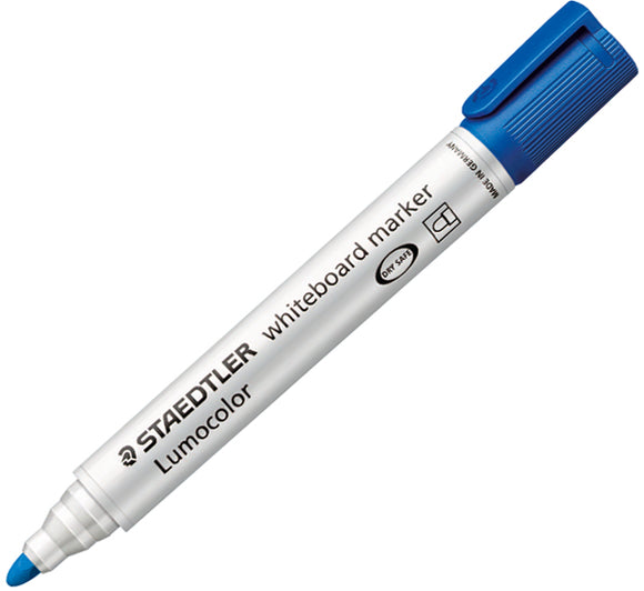 Staedtler Whiteboard Marker Blue  Bullet PK10