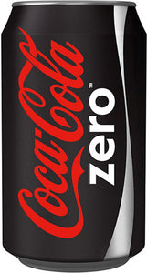 Coca Cola Zero 330ml Cans (Pack 24)