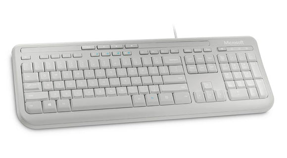 Microsoft Wired Keyboard 600 White ANB-00026