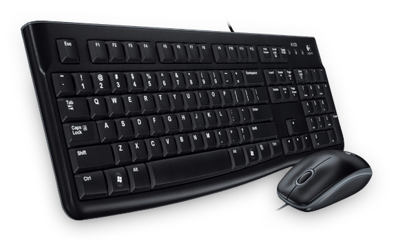 Logitech MK120 Wired Desktop Mouse and Keyboard 920-002552