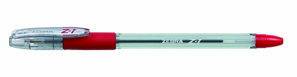 Zebra Z1 Smooth Ballpoint Pen Medium 0.7mm Red PK12
