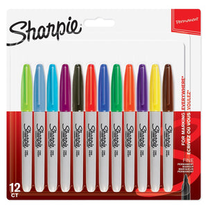 Sharpie Permanent Marker Assorted PK12