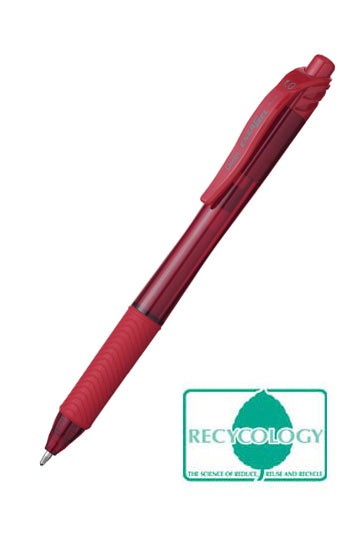 Pentel Energel X Gel Retractable 1.0mm Red (Pack 12)