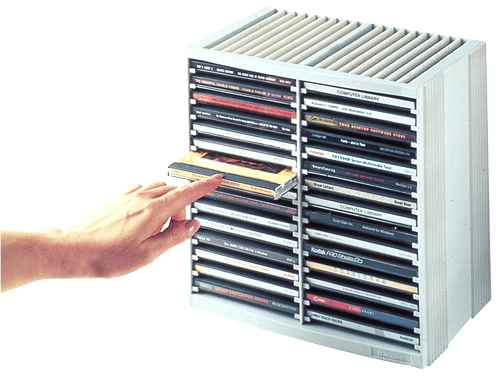 Fellowes CD Storage Spring Case (Platinum Grey)