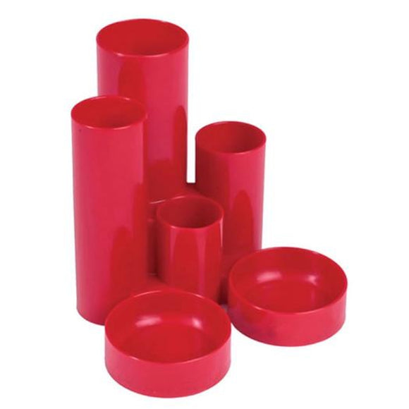 Value Deflecto Tube Tidy Red