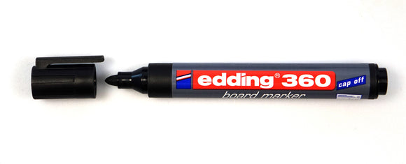 Edding 360 Whiteboard Marker Bullet Tip 1.5-3mm Black PK10