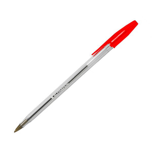 Value Ball Point Pen Red Fine Point 0.3mm Pack of 20