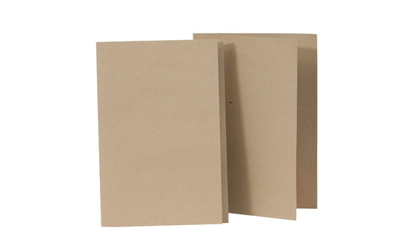 Value Square Cut Folder Kraftliner Foolscap Buff PK100