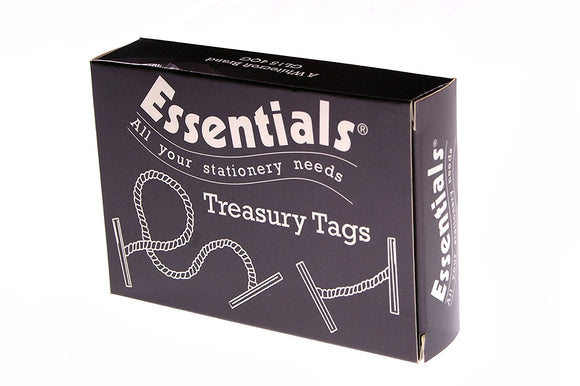 Value Treasury Tag Plastic 76mm Box 100