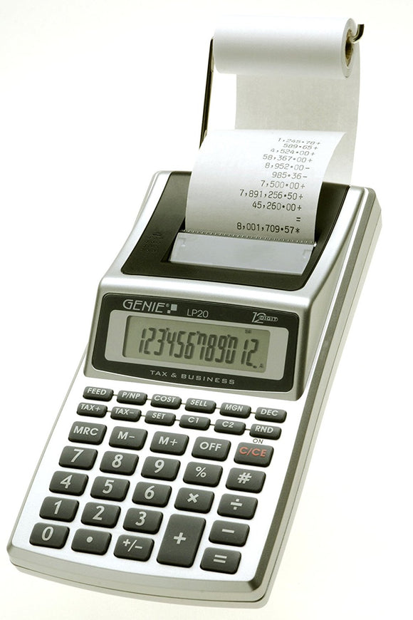 Value Genie LP20 12-digit printing calculator 10644