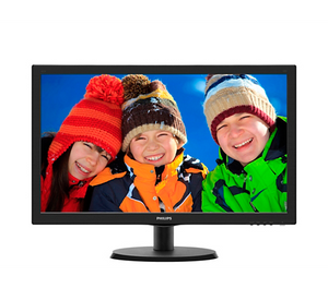 Philips (21.5 inch) LCD Monitor with LED Backlight Black