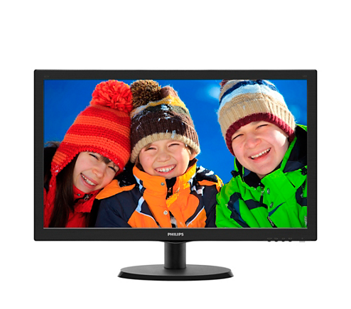 Philips (21.5 inch) LCD Monitor with LED Backlight Black