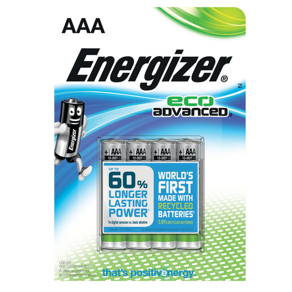 Energizer EcoAdvanced E92/AAA PK4