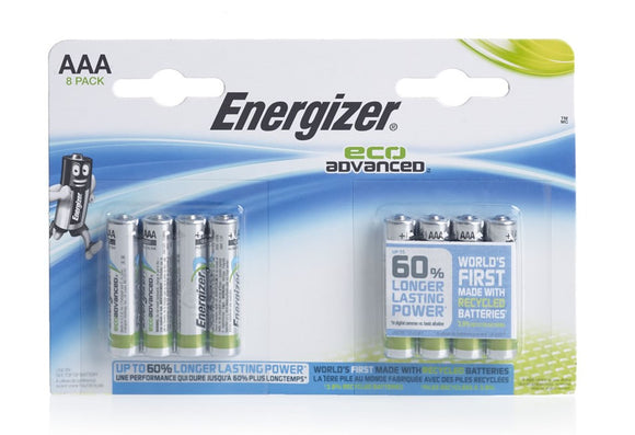 Energizer EcoAdvanced E92/AAA PK8