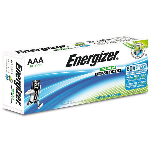 Energizer EcoAdvanced E92/AAA BX20