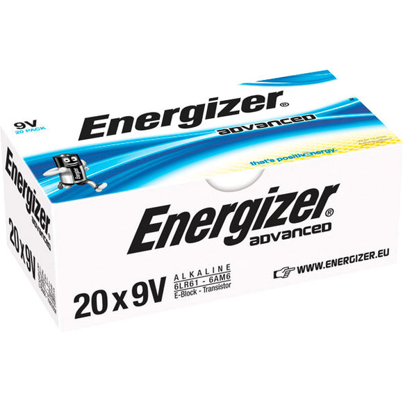 Energizer Advanced 522/9V BX 20