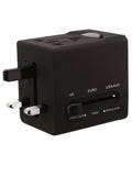 Swordfish VariPlug Dual USB Universal Travel Adapter Black