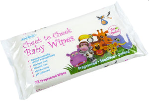 EcoClenz Sensitive Baby Wipes Fragranced Flowpack of 60