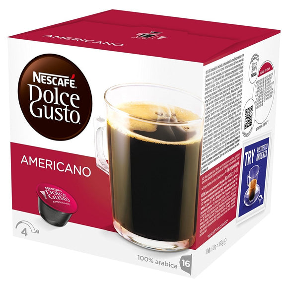 Necafe Dolce Gusto Cafe Americano 16 capsules (Pack 3)