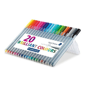 Staedtler Triplus Fineliner Assorted PK20