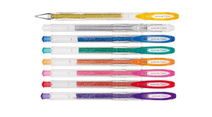 Uni Ball Signo UM 120SP Sparkling Gel Ink Pen Assorted PK8