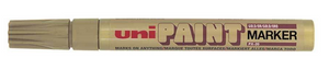 Uni Paint PX 20 Paint Marker Bullet Tip Medium Gold PK12