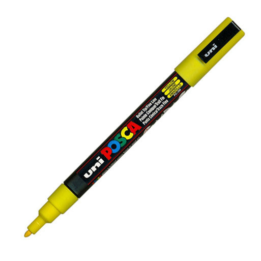 Posca PC-3M Marker Fine Yellow PK1