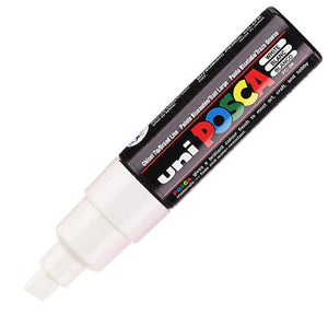 Posca PC-8K Marker Broad White PK1