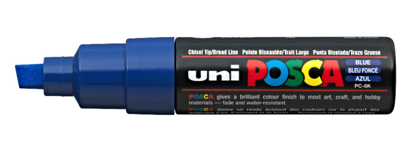 Posca PC-8K Marker Broad Blue PK1