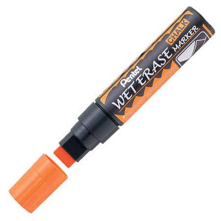 Wet Erase Pentel Chalk Marker Orange Chisel tip PK12