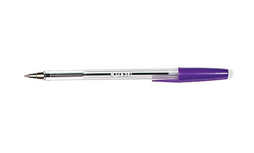 Value Ball Point Pen Violet Medium Point 0.7mm Pack of 50