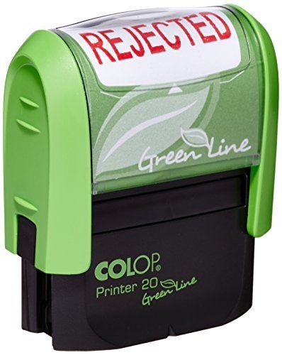 Colop Word Stamp Green Line Rejected