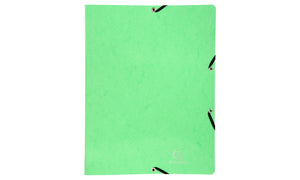 Iderama 2-Ring Binder with Elastic 32x25cm 15mm Lime PK20