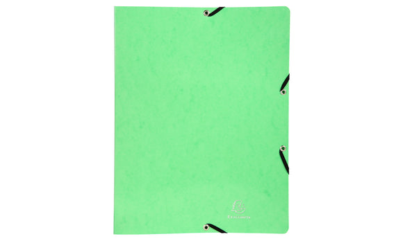 Iderama 2-Ring Binder with Elastic 32x25cm 15mm Lime PK20