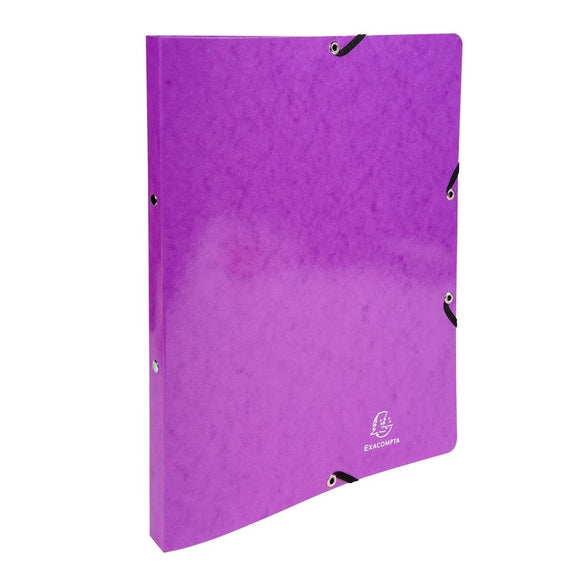 Iderama 2-Ring Binder with Elastic 32x25cm 15mm Purple PK20