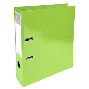 Iderama Lever Arch File 32x30cm 70mm Spine Lime Green PK10