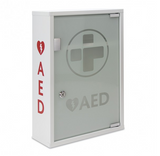 AED Metal Wall Cabinet (UNALARMED) Glass Door  Lockable