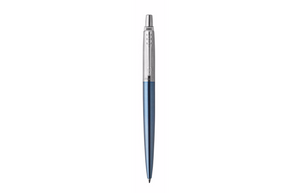 Parker Jotter Waterloo Blue Chrome Trim Ball Pen Gift Box