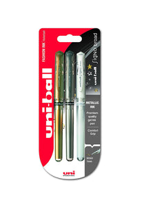 Uni-Ball UM-153 Signo Broad Metallic Blister Assorted PK3