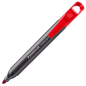 Staedtler Triplus Permanent Marker Bullet Red Pack 10