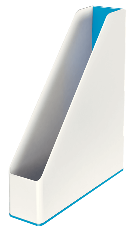 Leitz WOW Duo Colour Magazine File A4 Blue 53621036 (PK1)