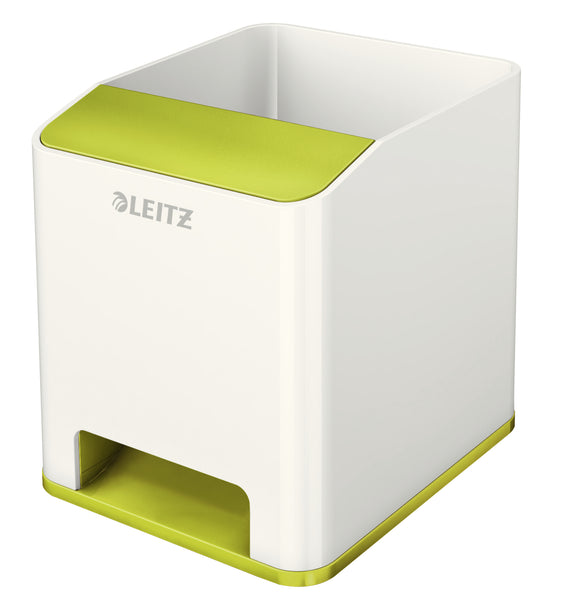 Leitz WOW Duo Colour Sound Pen Holder Green 53631064 (PK1)
