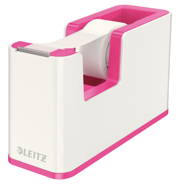 Leitz WOW Duo Colour Tape Dispenser Pink 53641023 (PK1)